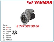 Стартер Yanmar 3tnv84,  3tne84,  3tnv88 124772-77010